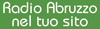 Inserisci Radio Abruzzo nel tuo sito